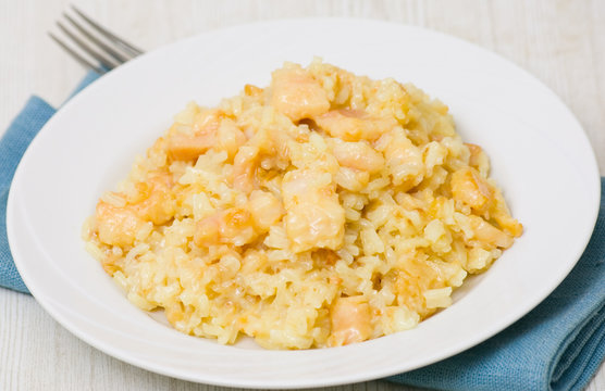 risotto with fish