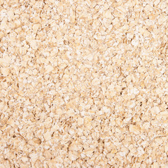 View on sprinkled oatmeal