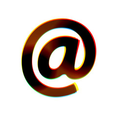 Vector abstract icon on white background. Eps10