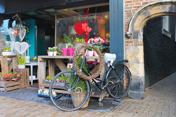 Flower shop in Gorinchem. Netherlands