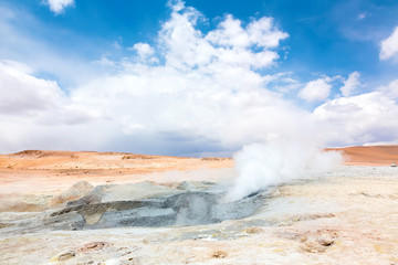 Geyser field Sol de Manana, Bolivia