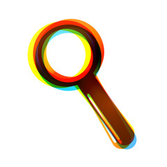 Vector abstract icon on white background. Eps10