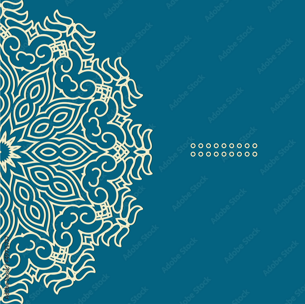 Aufkleber Vector round decorative design element