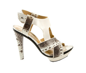 Python sandal stiletto