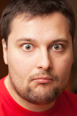 Obraz premium Surprised Man