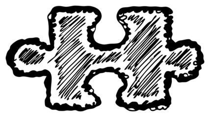 Puzzlestück, Vektorgrafik