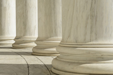 Pillars at the Jefferson Memorial