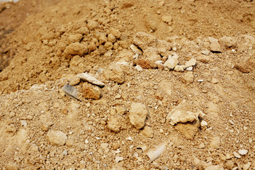 Pile of dry soil