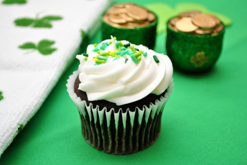 St. Patty's Day Cupcake