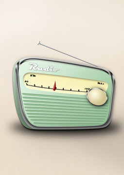 Retro Vintage Radio Icon
