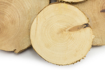 close-up wooden cut texture