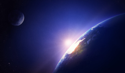 Earth sunrise North America - 49782143