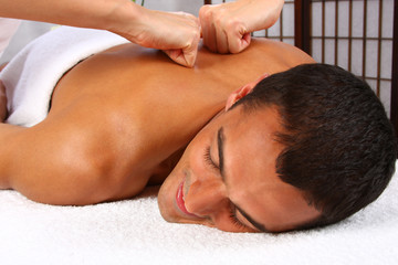 Fototapeta na wymiar Man Massage