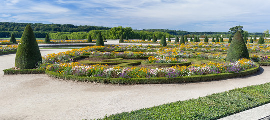 Parterre du Midi, garden in Versailles Palace in Paris, France