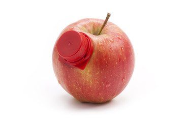 Fresh red apple
