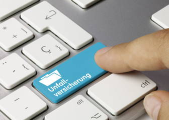 Unfallversicherung Tastatur Finger