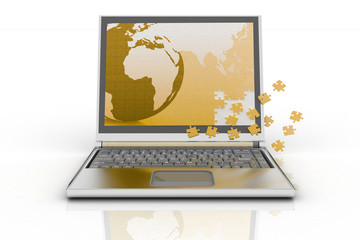 Internet Concept of global business