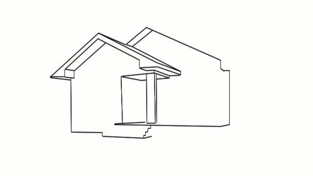 Dibujo de una casa