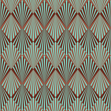 Art Deco style seamless pattern texture