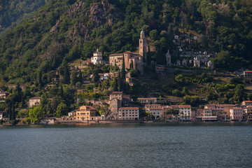 Fototapeta na wymiar Morcote, Jezioro Lugano, Szwajcaria