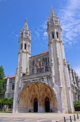 Fototapeta na wymiar Hieronymus Kloster Lizbona - Lizbona Klasztor Hieronimitów 02