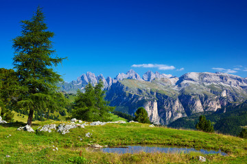 Fototapeta na wymiar Krajobraz Dolomity