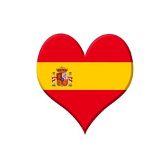 Spain heart.