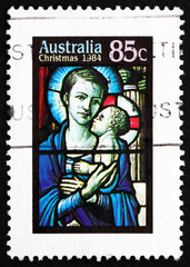 Postage stamp Australia 1997 Madonna and Child