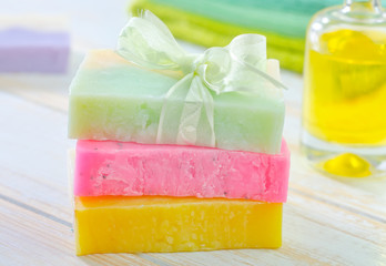 color soap