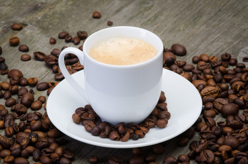 frischer kaffee