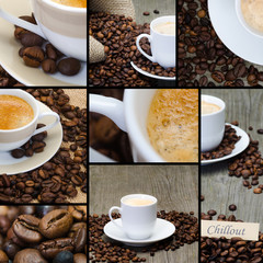 collage kaffeebohnen