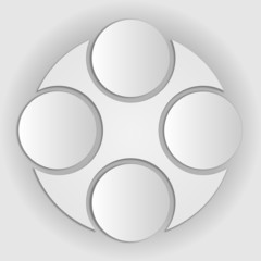 gray abstract object