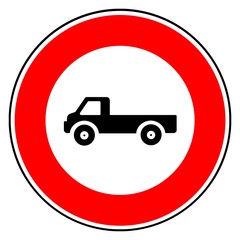 Pickup dans un panneau de signalisation