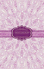 Vintage background for invitation card vector
