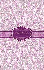 Vintage background for invitation card vector