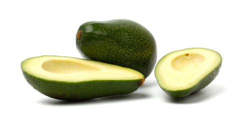 Avocado isolated on white background