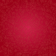 Fototapeta premium Red scroll background