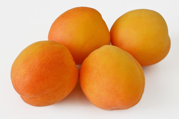 juicy ripe apricots