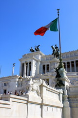 Monument à Victor-Emmanuel II à Rome - Italie