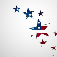 Vector Illustration of a 4th of July Background