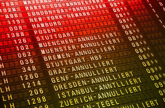 Airport timeboard