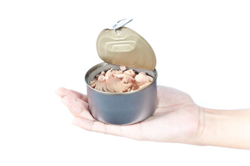 Tuna  in  can  on hand