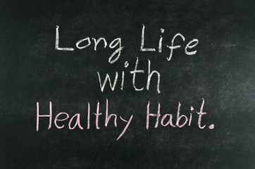 long life with healthy habit