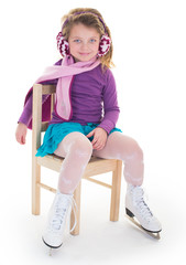 lovely girl figure skater
