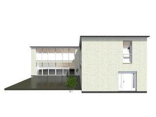 Bürogebäude L-Form