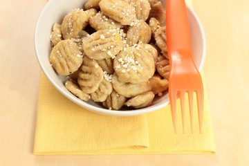 pumpkin gnocchi with parmezan
