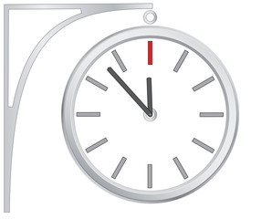 icon clock, vector