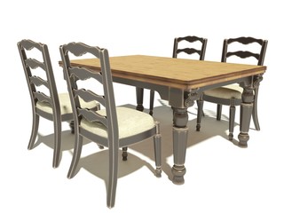 Klassische Ess - Sitzgruppe 5