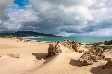 Photo sur Plexiglas Plage de Bolonia, Tarifa, Espagne Dunes de sable de Bolonia