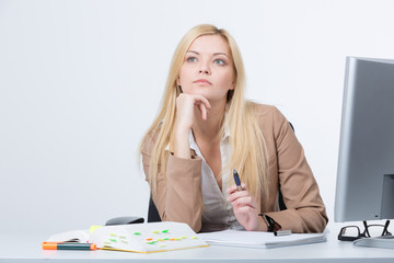 Genervt im Büro